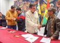 El Gobierno y la COR El Alto sellan acuerdo. FOTO: RRSS