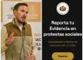 El viceministro de Ciencia y Tecnología, Fabián Espinoza, en conferencia de prensa. FOTO: Ministerio de Planificación