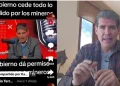 Gobierno cita material de periodista para desmentir información falsa sobre acuerdo con mineros