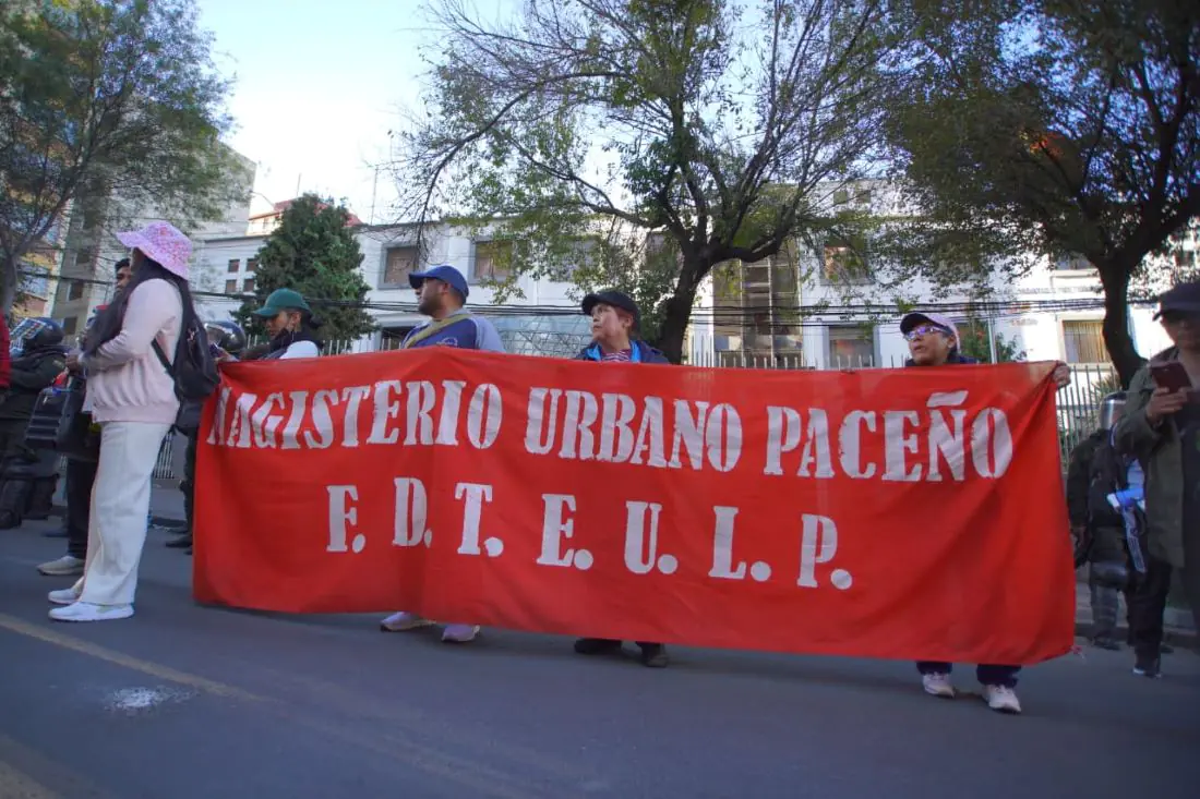 Una marcha del magisterio urbano. FOTO: APG