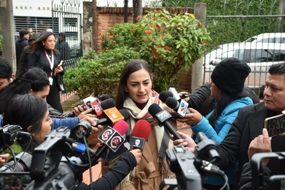 La presidenta del Concejo de Santa Cruz, Luisa Nayar. FOTO: Concejo de Santa Cruz