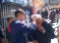 Adulto mayor resulta herido en enfrentamiento entre marchistas y vecinos