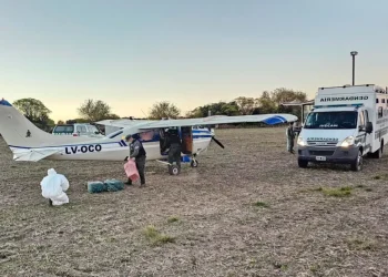 La avioneta incautada en Argentina/G.A.