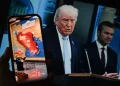 La guerra con Irán afecta la imagen de Trump/AFP