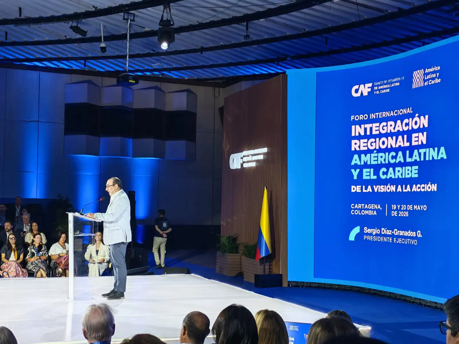 La Razón presente en el foro sobre integración regional de la CAF en Cartagena