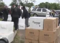 Largas filas se registran en Santa Cruz para envío de alimentos a La Paz