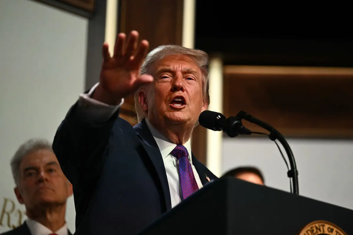 Trump volvió a referirse al conflicto con Irán/AFP