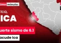 El sismo fue en la costa peruana/TVPerú