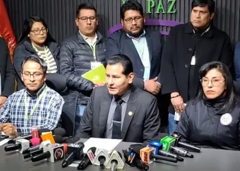 El fiscal de La Paz da detalles del trabajo del grupo de fiscales/Captura de pantalla