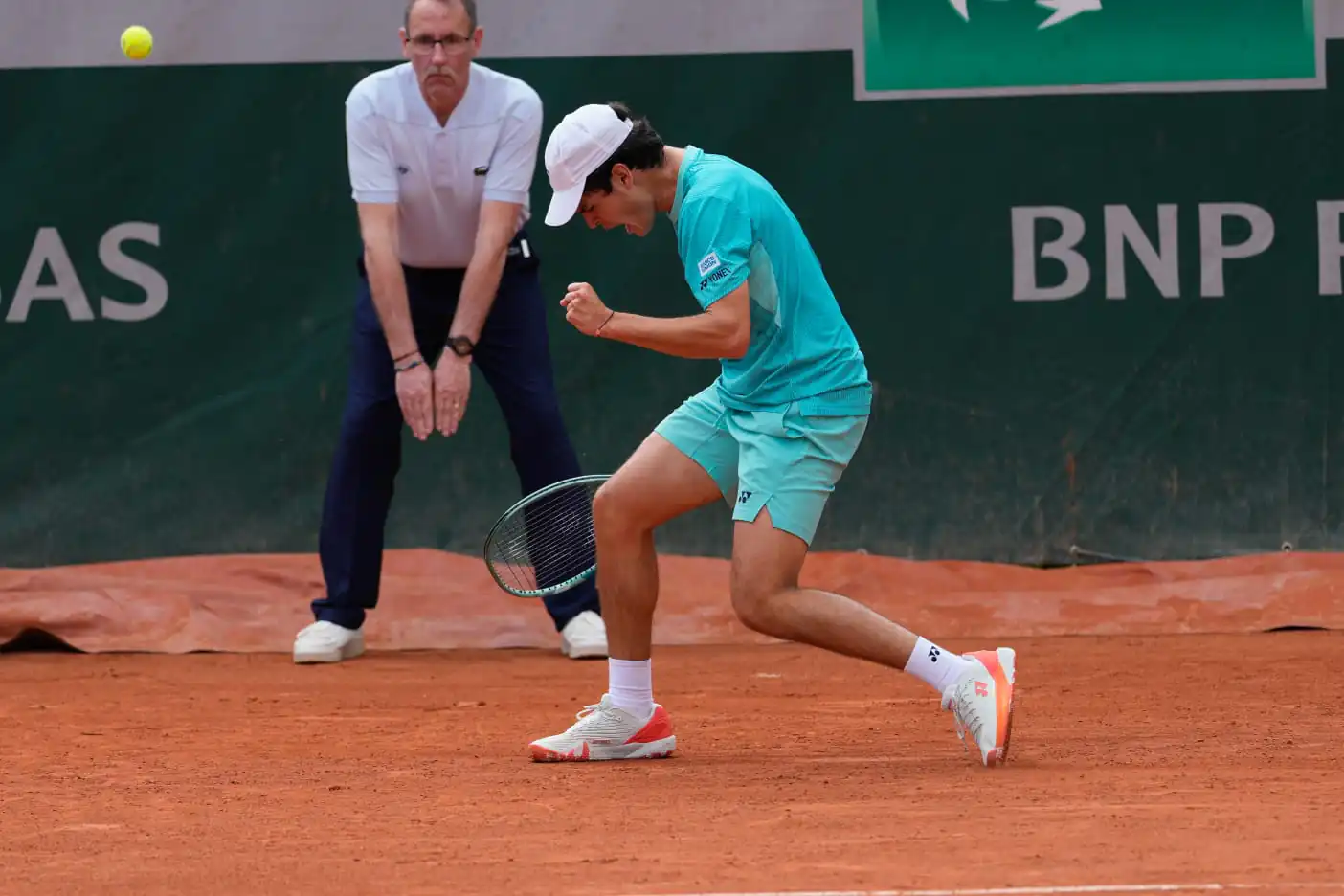 Juan Carlos Prado avanza a paso firme en el Roland Garros