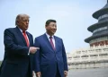 Trump y Xi en su encuentro en Pekín/AFP