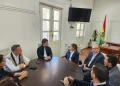 Reunión del alcalde cruceño con personal de la Contraloría/CGE