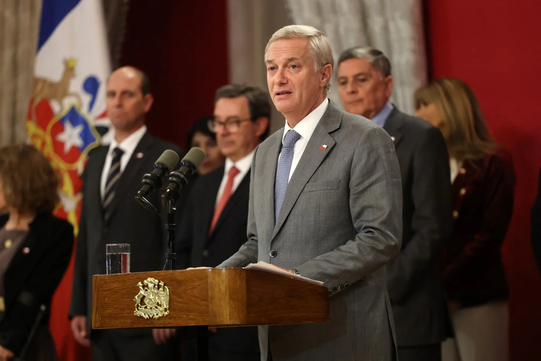 José Antonio Kast luego de los cambios en su gabinete/AFP