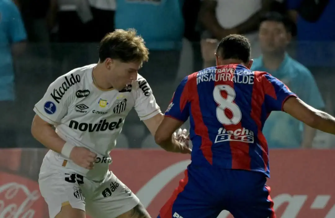 Sin Neymar, Santos empata 2-2 en la Sudamericana con San Lorenzo