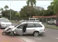 El vehículo invadió el carril contrario/Captura de pantalla