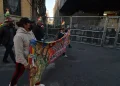 Marcha de la COB se repliega y disminuye el resguardo policial en el centro paceño