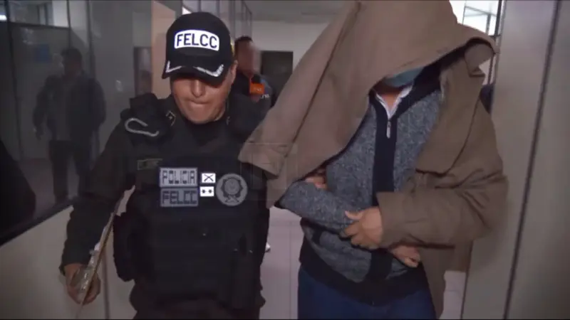 El exfuncionario de la Alcaldía de Santa Cruz es enviado a prisión. FOTO: Red Uno