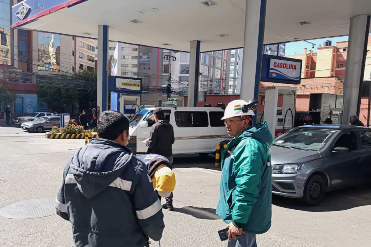 ANH intensifica controles en La Paz para garantizar venta de combustibles