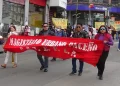 Una marcha del magisterio urbano de La Paz. FOTO: RRSS