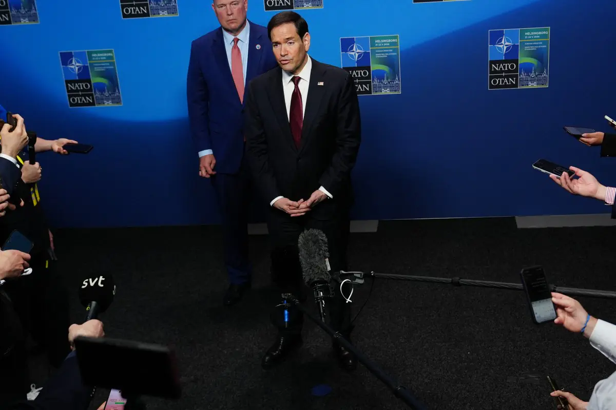 Rubio dijo que tendrán menos militares en la OTAN/AFP