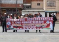 Choferes de la Federación 'San Cristóbal' de Oruro. FOTO: RRSS
