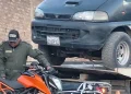Las motos y el vehículo recuperado/RRSS