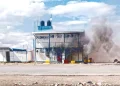 Las instalaciones de la Aduana fueron incendiadas/Aduana