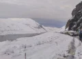 El camino quedó cubierto de nieve/RadioFedecomin