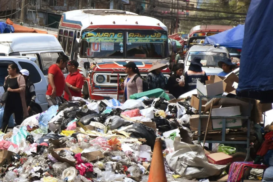 Cochabamba atraviesa por una crisis por la acumulación de la basura. FOTO: RRSS