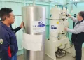 La UMSA comenzó con la producción de oxígeno medicinal. FOTO: UMSA