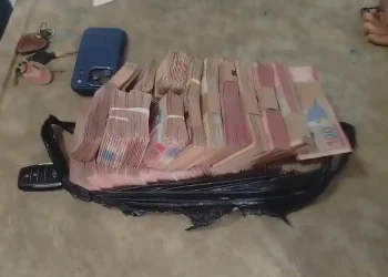 El dinero estaba en una bolsa negra/Captura de video