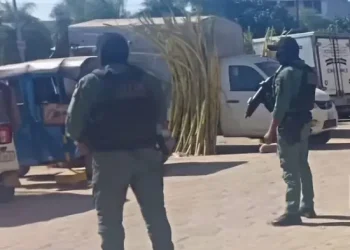 La Policía se movilizó al lugar del atraco/Captura de pantalla
