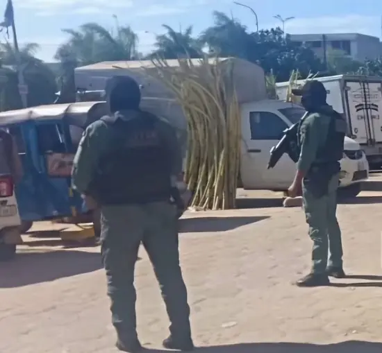 La Policía se movilizó al lugar del atraco/Captura de pantalla