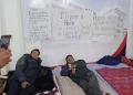 Pacientes renales instalaron una huelga de hambre en el Hospital Agramont. FOTO: Hospital Agramont