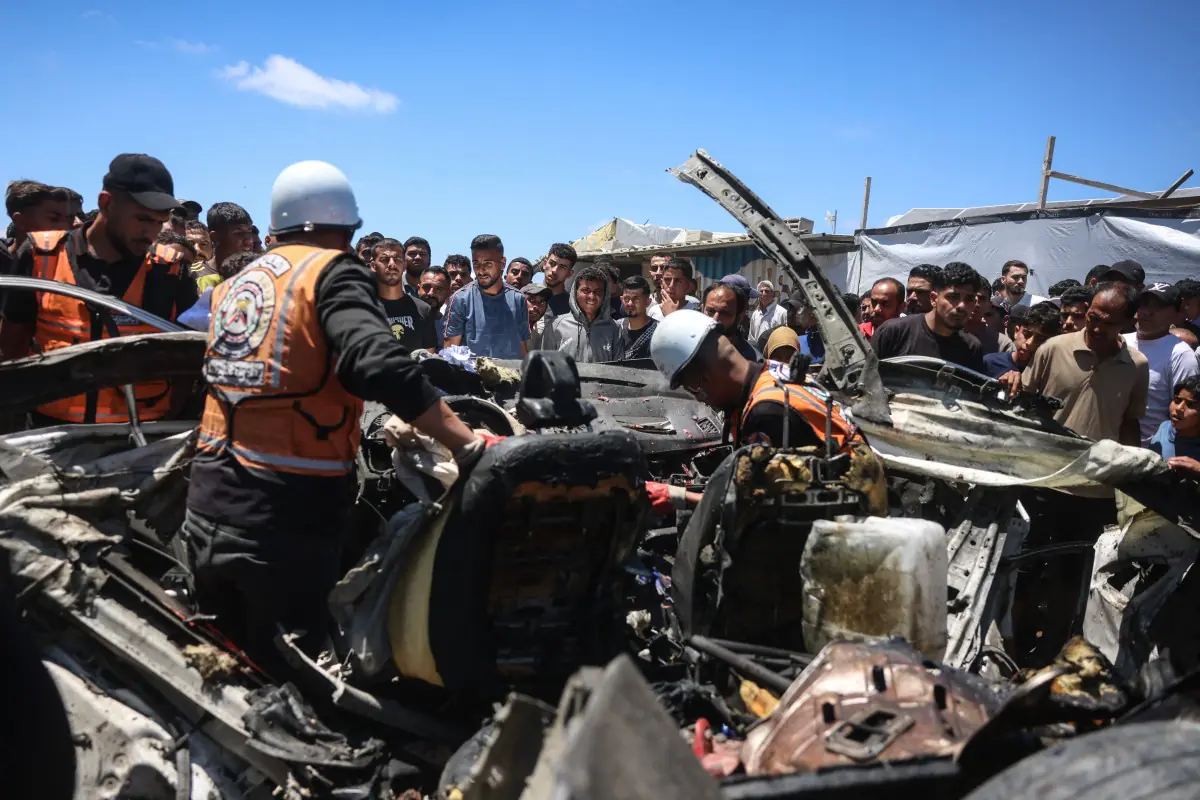 Israel atacó el vehículo donde estaba el líder de Hamás/AFP