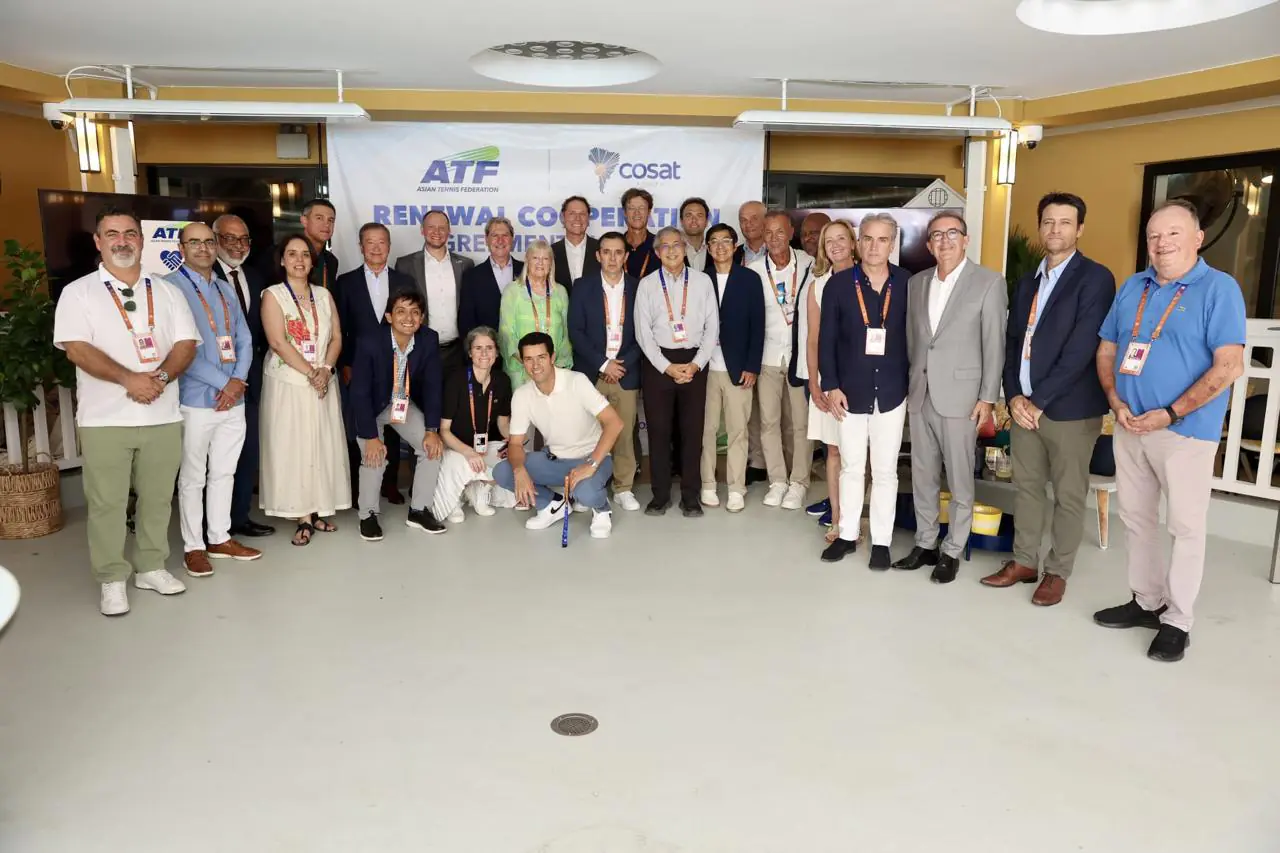 Cosat renueva convenio con la Federación Asiática de Tenis